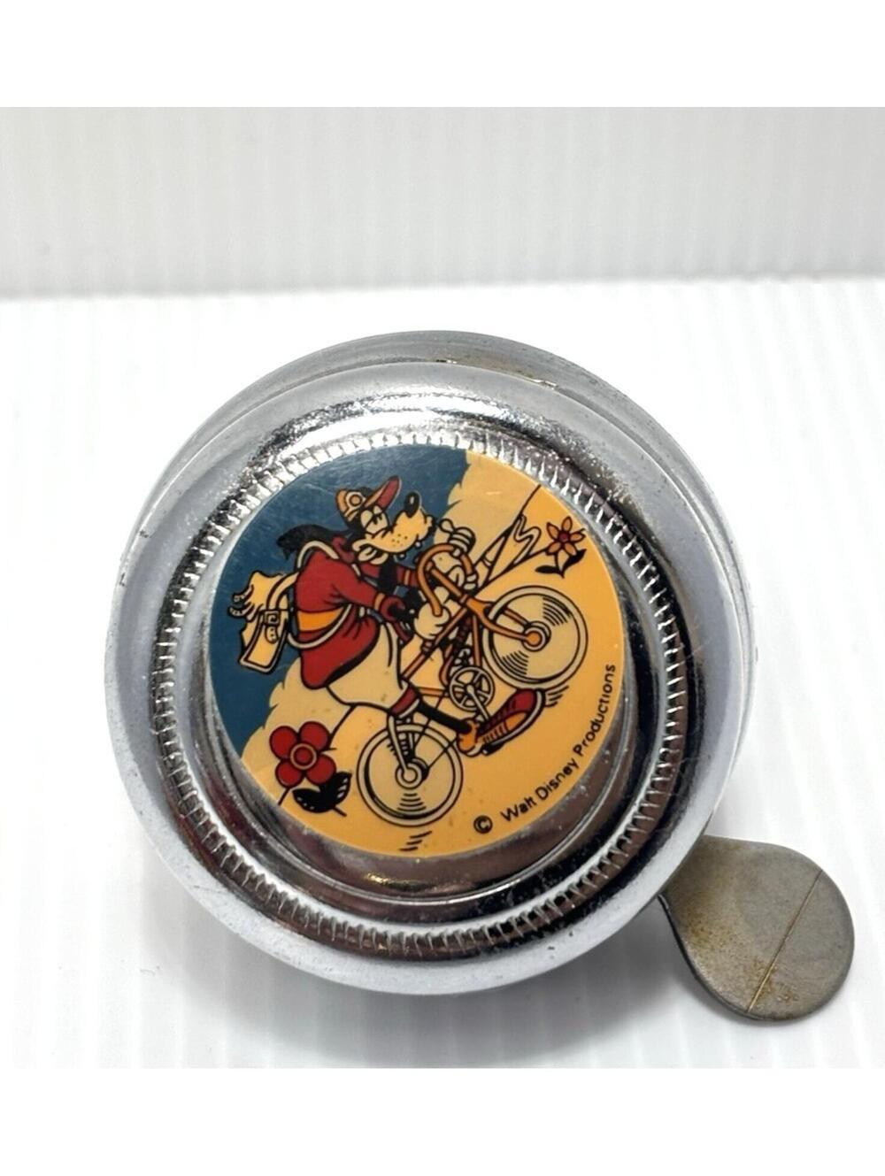 Vintage Walt Disney Goofy Bicycle Bell Metal Bike Accessory Collectible England
